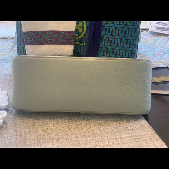 Tory Burch McGraw Wedge in Pine Frost - Picture 4 of 8